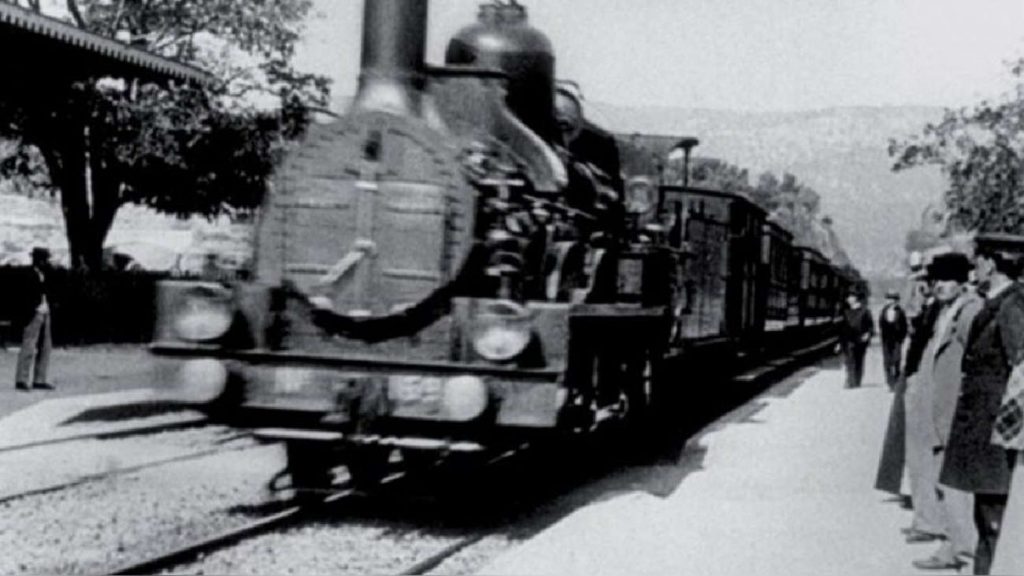 L'arrivée d'un train à La Ciotat