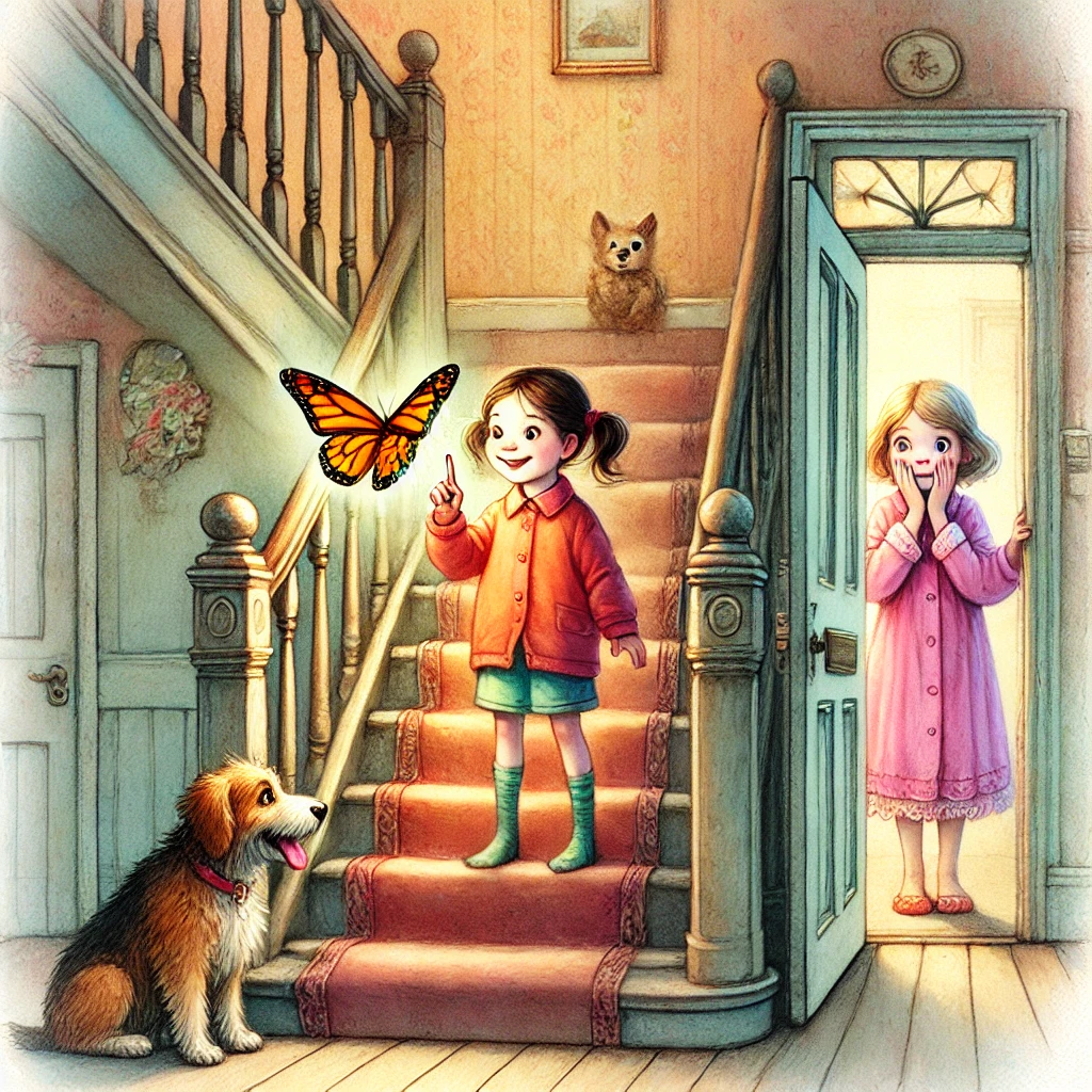 Dos Paulitas y una mariposa